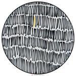 фото Тарелка подстановочная черно-белое диаметр 27 см коллекция vogue