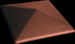 фото Крышка столба четырехскатная