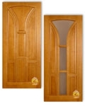 фото Межкомнатная филенчатая дверь из массива сосны "Лотос"