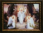 фото Картина Воскресение Христово с кристаллами Swarovski (1423)