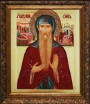 фото Картина Святой князь Олег с кристаллами Swarovski (1440)