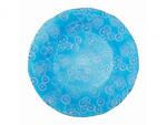 фото Тарелка "флора" диаметр=20 см.голубая без упаковки Vidrios San (600-632)