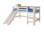 фото Кровать детская низкая "Соня"№13 с прямой лестницей и горкой