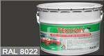 фото Эмаль "Тексил" RAL 8022 Чёрно-коричневый матовая износостойкая для бетонных полов "КрасКо" (30 кг)