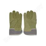 фото Комбинированные кожаные перчатки STAYER из спилка с тиснением 1131-XL