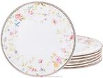 фото Набор десернтых тарелок луговые цветы из 6 шт диаметр 20 см