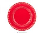 фото Тарелка фантазия красная диаметр 22 см без упаковки
