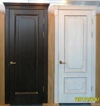 Двери Арт декор из массива кавказского дуба.