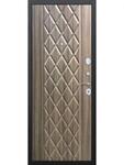 фото Входные двери PRORAB Дверь металлическая Троя муар 10см Палисандр темный (860 L)