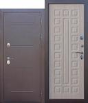 фото Входная дверь 11 см ISOTERMA медный антик Лиственница мокко 2050х960 левая