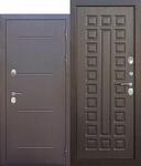 фото Входная дверь ISOTERMA (ИЗОТЕРМА) медный антик Венге 2050х860 правая