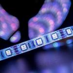 фото Герметичная светодиодная лента многоцветная 5050 300 led