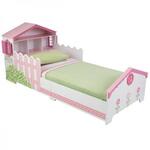 фото Детская кровать "Кукольный домик" с полочками (76255_KE)
