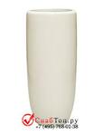 фото Кашпо из композитной керамики Callisto vase white 6CALGV450