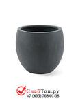 фото Кашпо из композитной керамики D-lite bowl m lead concrete 6DLILC224