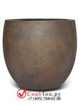фото Кашпо из композитной керамики D-lite bowl m rusty iron-concrete 6DLIRI635