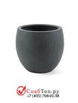 фото Кашпо из композитной керамики D-lite bowl s lead concrete 6DLILC223