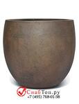 фото Кашпо из композитной керамики D-lite bowl s rusty iron-concrete 6DLIRI634