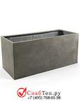 фото Кашпо из композитной керамики D-lite box l natural concrete 6DLINC201
