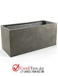 фото Кашпо из композитной керамики D-lite box m natural concrete 6DLINC200