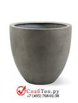 фото Кашпо из композитной керамики D-lite egg pot l natural concrete 6DLINC190