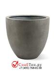 фото Кашпо из композитной керамики D-lite egg pot s natural concrete 6DLINC188