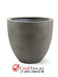 фото Кашпо из композитной керамики D-lite egg pot m natural concrete 6DLINC189