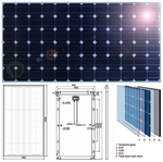 фото Фотоэлектрический солнечный модуль ENSOL300M