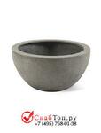 фото Кашпо из композитной керамики D-lite egg pot m natural concrete 6DLINC183