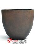 фото Кашпо из композитной керамики D-lite egg pot xl rusty iron-concrete 6DLIRI640