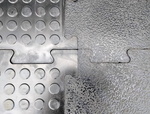 Фото №2 Армированная резиновая плитка Резиплит double Puzzle рекомендована для промышленного пола