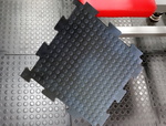 Фото №3 Армированная резиновая плитка Резиплит double Puzzle рекомендована для промышленного пола