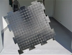 Фото №5 Армированная резиновая плитка Резиплит double Puzzle рекомендована для промышленного пола