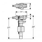 Фото №7 Впускной клапан Geberit 240.705.00.1 Unifill