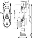 фото Колено стока 90\110 Slim MS906