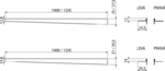 фото Pейка AlcaPlast для пола с уклоном APZ901M/1200 Левое, 1,2м, Толщина плитки 10мм,