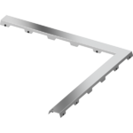 фото TECEdrainline Панель для слива "steel", угловая, 900х900 мм, нерж. сталь, полированная