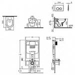 Фото №2 Комплект инсталляция и унитаз 9012B003-7206 VITRA