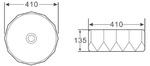 Фото №4 Раковина BelBagno BB1409H301 накладная цвет - черный 41 х 41 х 13.5 см