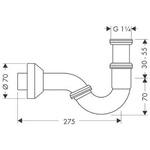 Фото №6 Сифон для биде 55237000 Hansgrohe