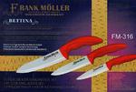 Фото №2 Набор керамических кухонных ножей Frank Moller FM-316 Bettina