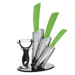 Фото №3 Набор керамических кухонных ножей Mayer&Boch MB-21852 Цвет: Зеленый