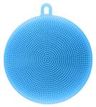 Фото №3 Силиконовая губка для мытья посуды Цвет: Синий