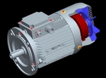 фото Асинхронный электродвигатель с электромагнитным тормозом (АДЧР "Т")