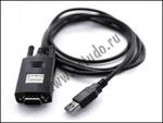 фото USB-RS232 Кабель-переходник USB->COM (9M) STLab «USB-SERIAL-4 (USB-RS232)» (1,5м) (ret)