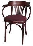 фото Деревянное Венское кресло "Классик" с мягким сидением