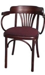 фото Деревянное Венское кресло "Классик" с мягким сидением.