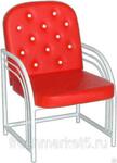 фото Кресло М117-02 с мягким сиденьем (окрашенный каркас) 590х600х870 мм
