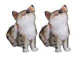 фото Комплект фигурок для сада из 2 шт."котенок" 12,5*9,5*16 см. Hong Kong (155-064)