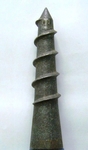 фото Литой наконечник "шуруп" для винтовой сваи с диаметром ствола 76 мм